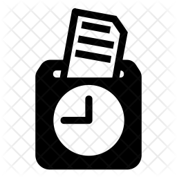256x256 Timeout Icon Of Glyph Style