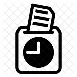 256x256 Timeout Icon Of Line Style