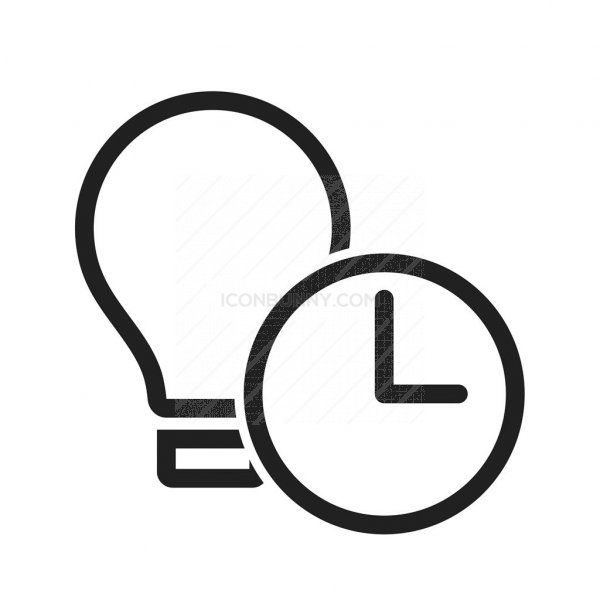 600x600 Timeout Line Icon