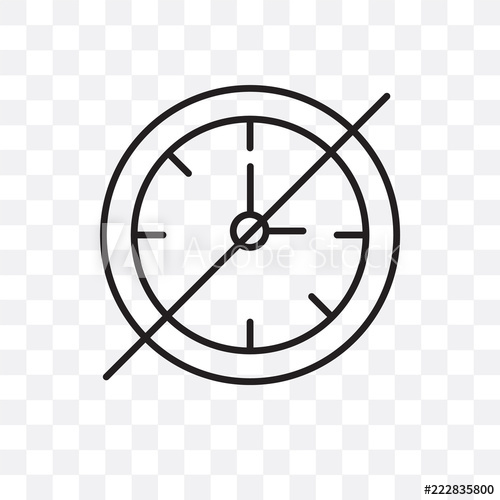 500x500 Time Out Icon Isolated On Transparent Background Simple