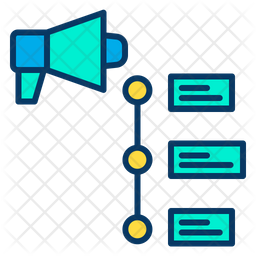 256x256 Timeline Icon Of Colored Outline Style