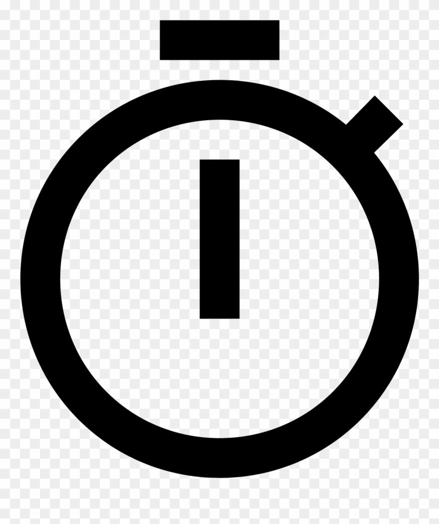 880x1051 Transparent Stopwatch Vector