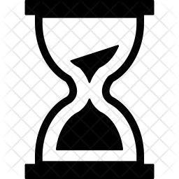 256x256 Egg Timer Icon Of Glyph Style