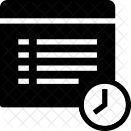256x256 Timesheet Icon Of Glyph Style