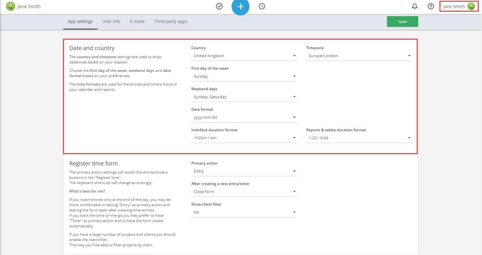 1548x820 Set Timezone And Dashboard
