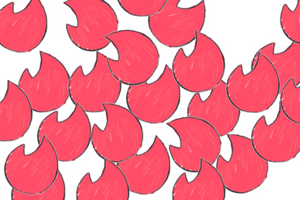 300x200 Tinder Icon Background