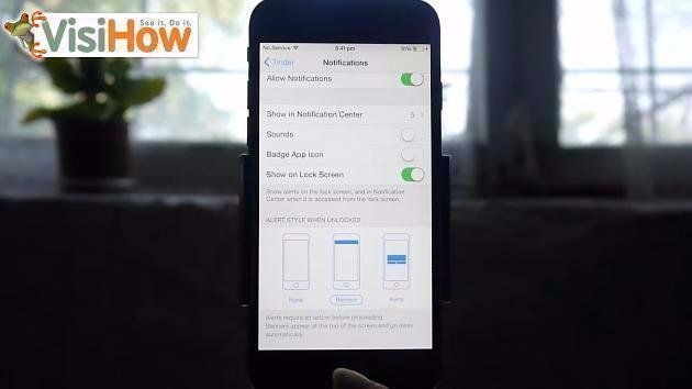 630x354 Enable Or Disable Notifications On Tinder On Iphone