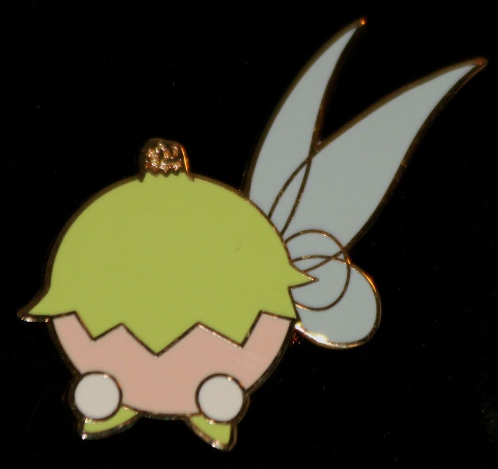 1000x941 Disney Tinker Bell Icon Ornament Christmas Advent Pin Tinkerbell