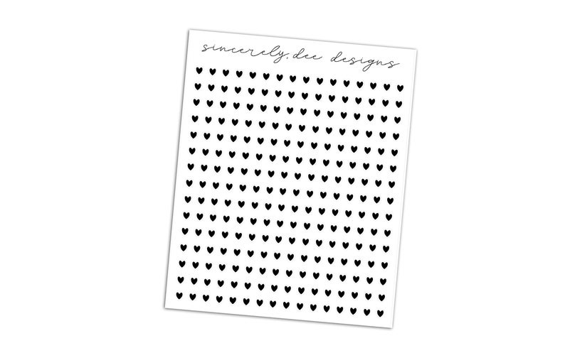 794x497 Tiny Heart Icon Printable Planner Stickers Foil Ready