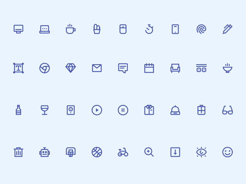 800x600 Tiny Line Icons Sketch Freebie