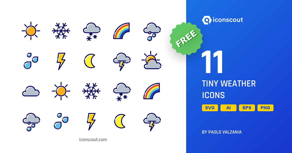 1200x630 Download Tiny Weather Icon Pack