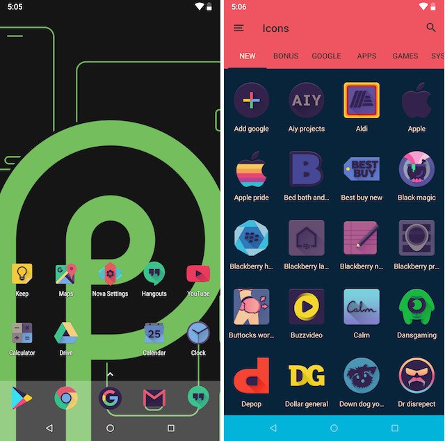 640x634 Best Free Icon Packs To Customize Android