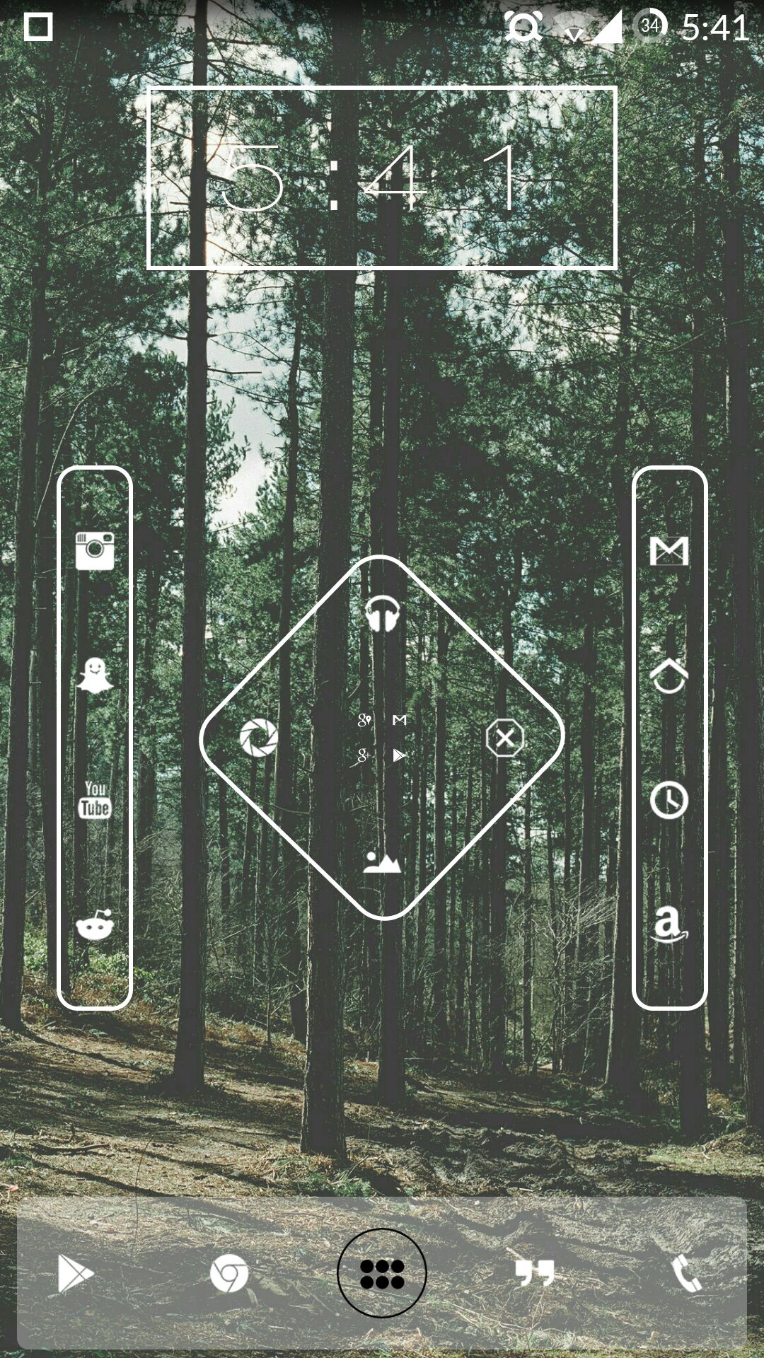 1080x1920 A Simple White Theme Tiny White Icon Pack