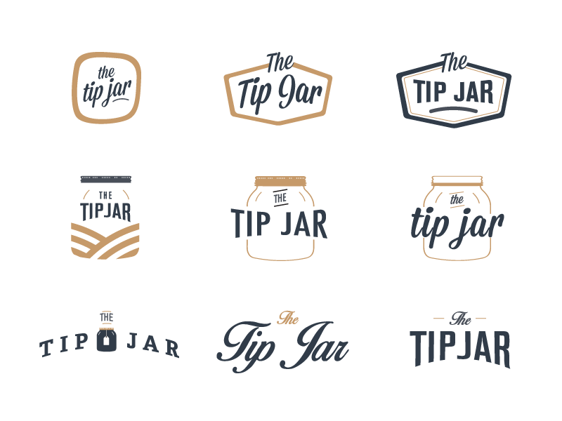 Icon Images for 'Tip jar'. 