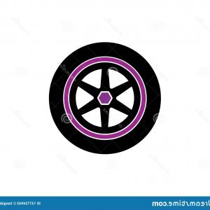 300x300 Tire Wheels Automotive Icon Logo Vectortemplate Design Image
