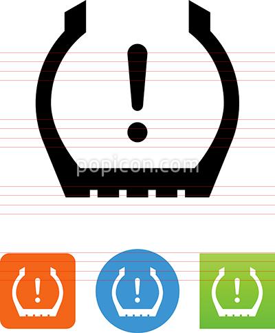 400x483 Tire Pressure Monitoring System Icon