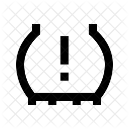 256x256 Tire Pressure Icon Of Line Style