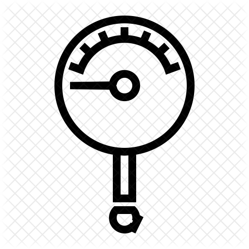 512x512 Tire Pressure Gauge Icon Of Line Style