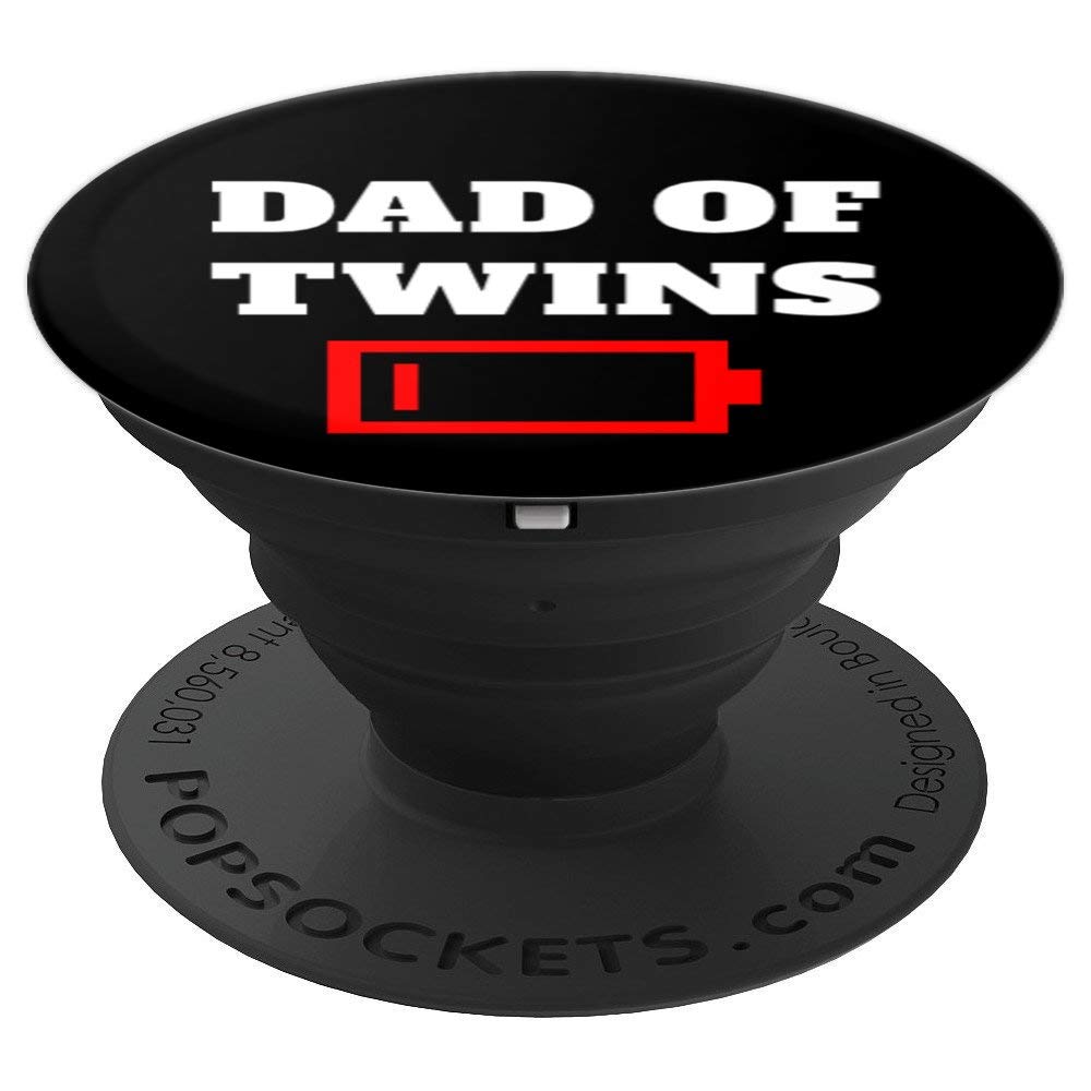 1000x1000 Tired Dad Of Twins Funny Triplets Father Low Battery