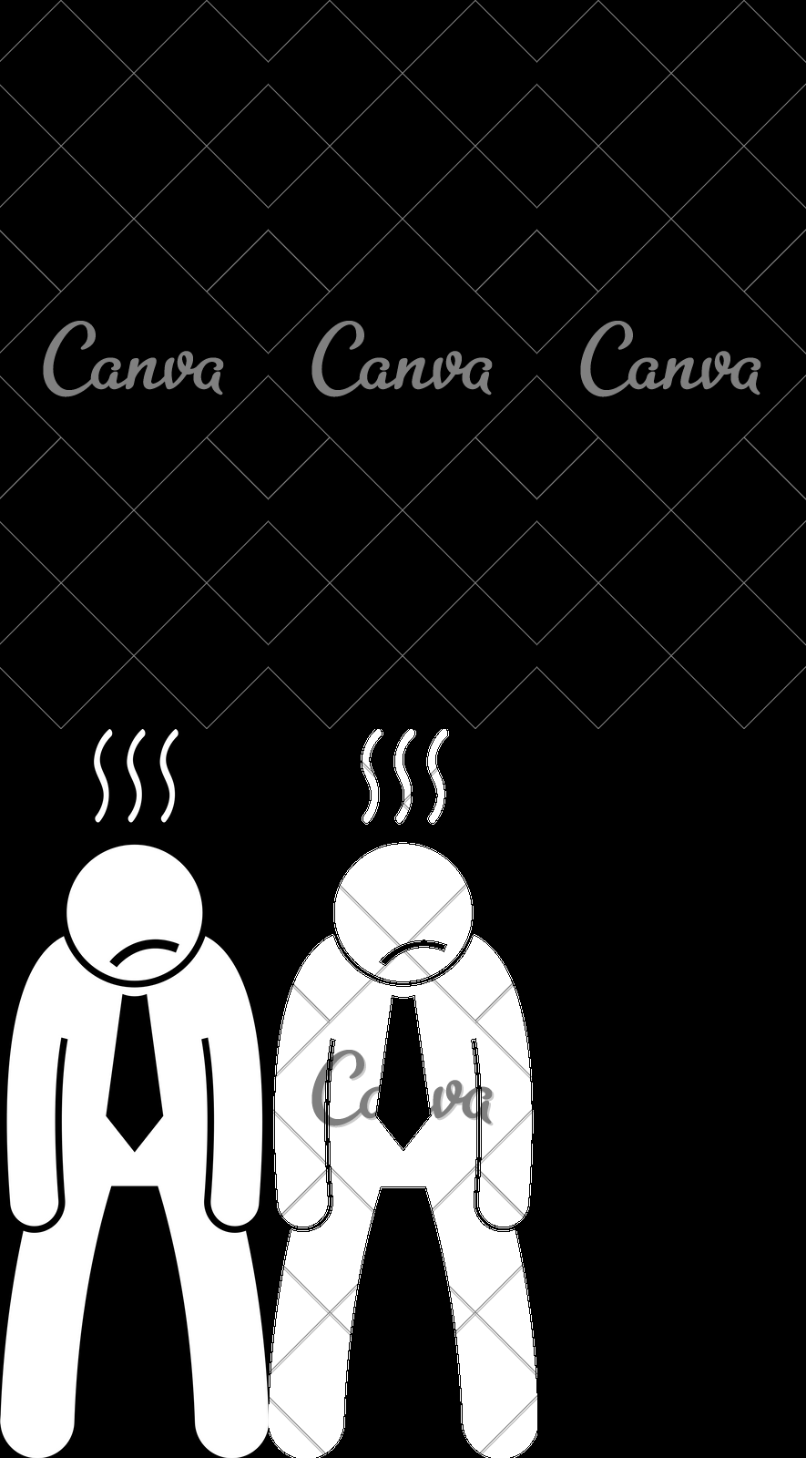 885x1600 Tired Businessman Icon