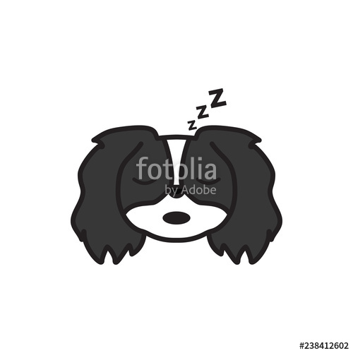 500x500 Pekingese, Emoji, Tired Multicolored Icon Signs And Symbols Icon