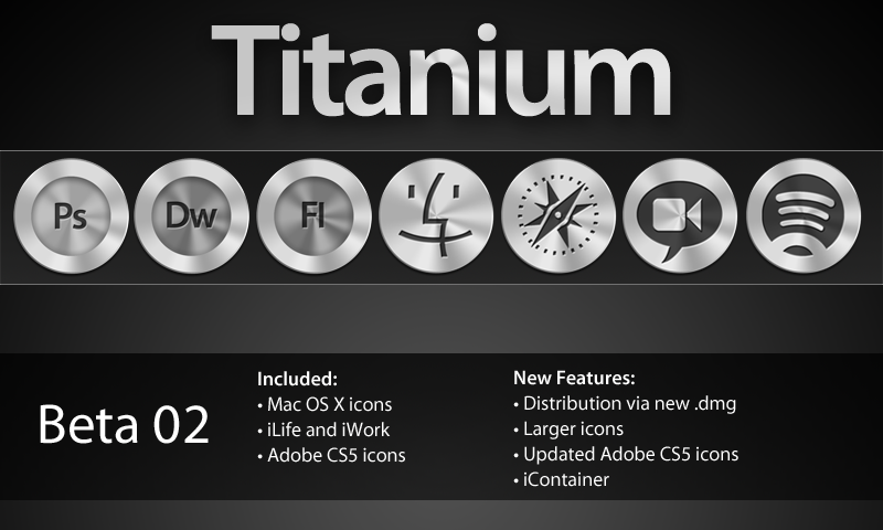 800x480 Titanium Icon Set