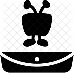 256x256 Tivo Icon Of Glyph Style