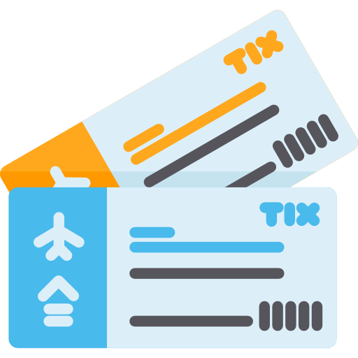 512x512 Plane Ticket