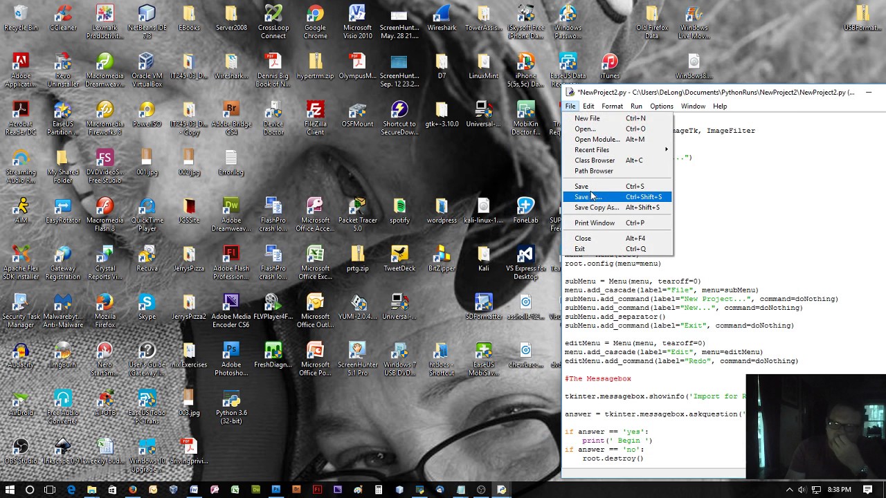 1280x720 Changing The Icon In Tkinter Python