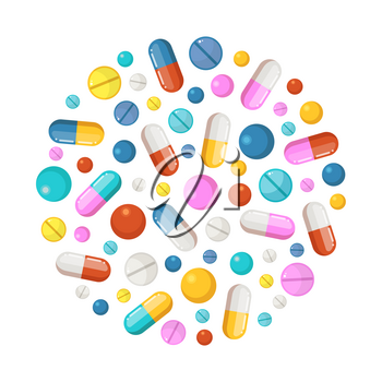 Healthy Elements In Circle Shape Background Vector Icons Of Drugs 350x350 Healthy Elements In Circle Shape Background Vector Icons Of Drugs