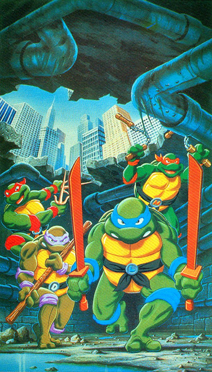 674x1181 The Icon Teenage Mutant Ninja Turtles Vhs Artwork