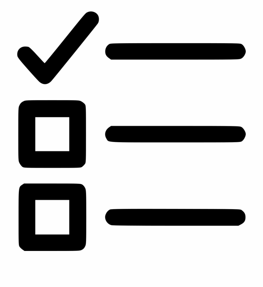 920x1003 Checkbox List To Do Png Icon Free Download