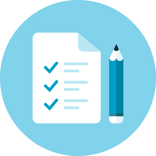 512x512 Checklist, Notes, To Do List Icon Free Of Kameleon Blue Round