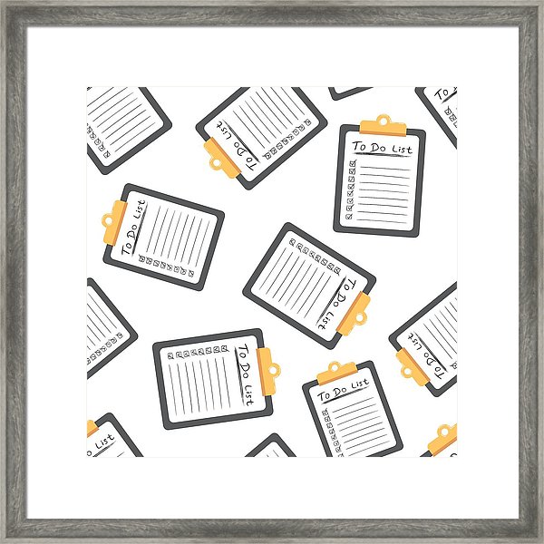 600x600 To Do List Icon With Hand Drawn Text Seamless Pattern Background