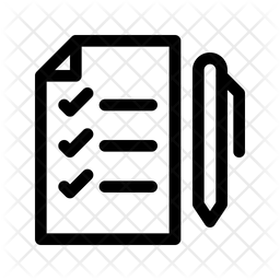 256x256 To Do List Icon Of Line Style