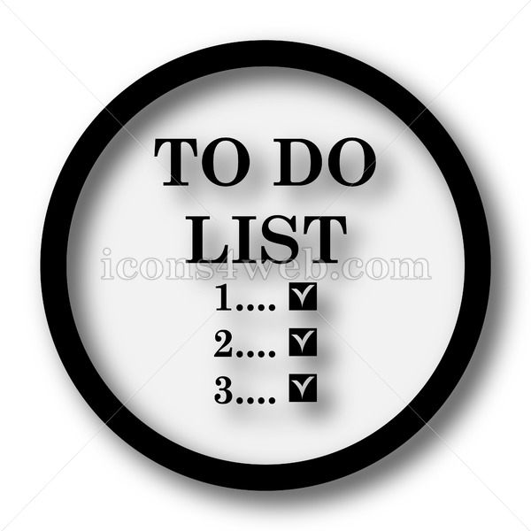 600x600 To Do List Simple Icon To Do List Simple Button