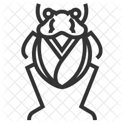 256x256 Toad Icon Of Line Style