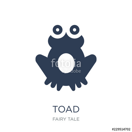 500x500 Toad Icon Trendy Flat Vector Toad Icon On White Background