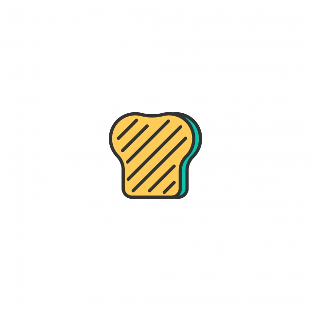640x640 Toast Icon Design Gastronomy Icon Vector Design, Logo, Symbol