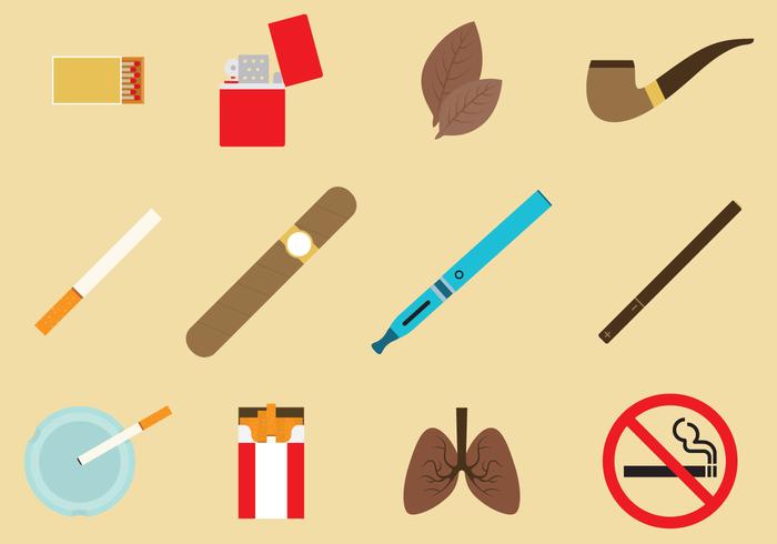 700x490 Tobacco Icon Vectors