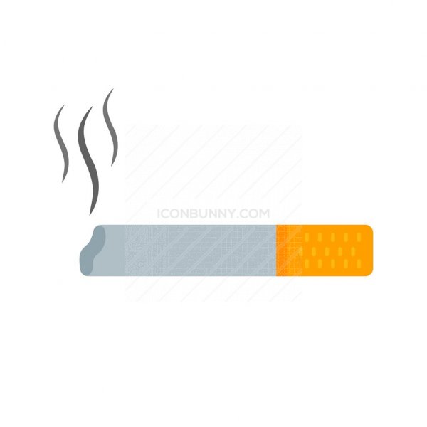 600x600 Cigarette Flat Multicolor Icon