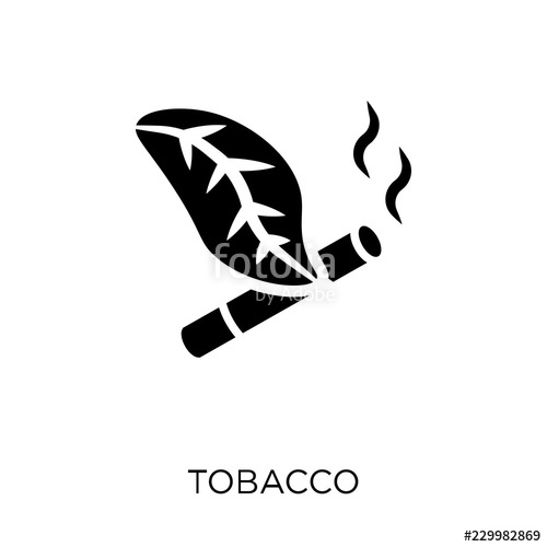 500x500 Tobacco Icon Tobacco Symbol Design From Desert Collection Stock