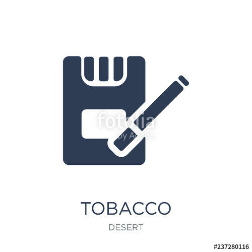 500x500 Tobacco Icon Trendy Flat Vector Tobacco Icon On White Background