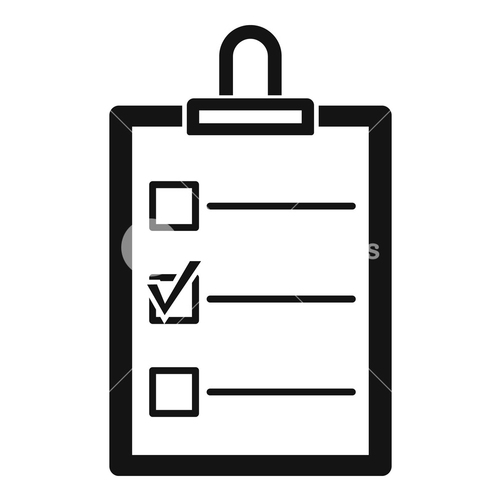 1000x1000 To Do List Icon Simple Illustration Of To Do List Icon For Web