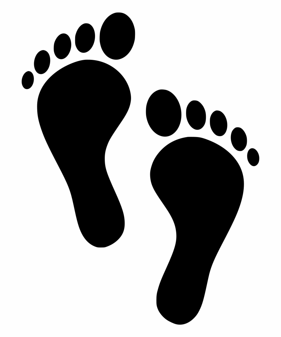 920x1104 Toes Footprints Human Free Image Icon