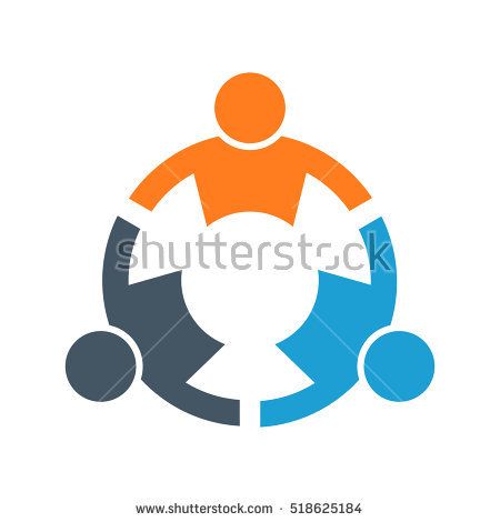 450x470 People Stronger Together Vector Illustration Teamwork People