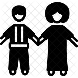 256x256 Together Icon Of Glyph Style