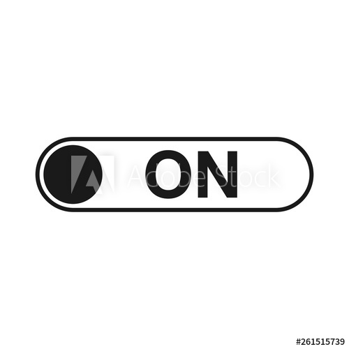 500x500 On Button Icon Power Button Vector Illustration On Off Button