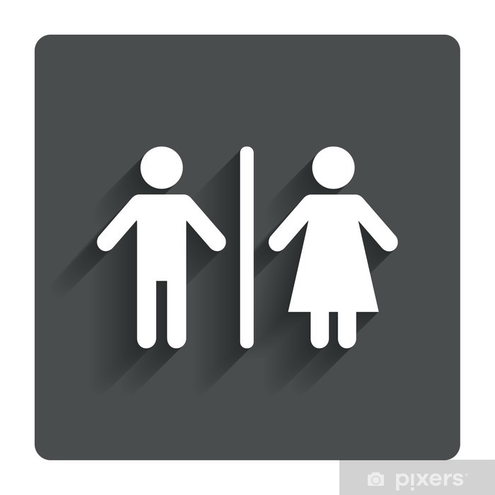 Wc Sign Icon Toilet Symbol Wall Mural 700x700 Wc Sign Icon Toilet Symbol Wall Mural
