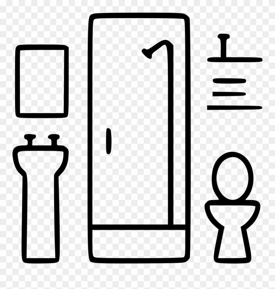 880x925 Shower Clipart Bathroom Furniture